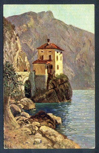 F605 cartolina garda see - cartolina, garda-see