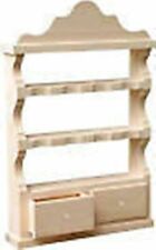 PIATTAIA DA CUCINA BACHECA A MURO IN LEGNO INVECCHIATO MENSOLA SCAFFALE PIATTI