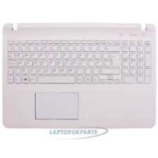 Nuovo ricambio per Sony VAIO SVF15N1Y2ES tastiera poggiapolsi bianco touchpad UK