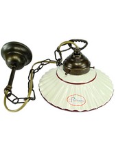 Lampadario ottone brunito