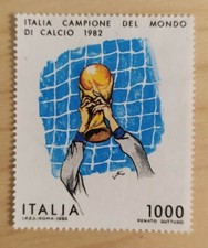 Francobollo 1982 Italia Repubblica - Italia campione del mondo di calcio- Ottimo
