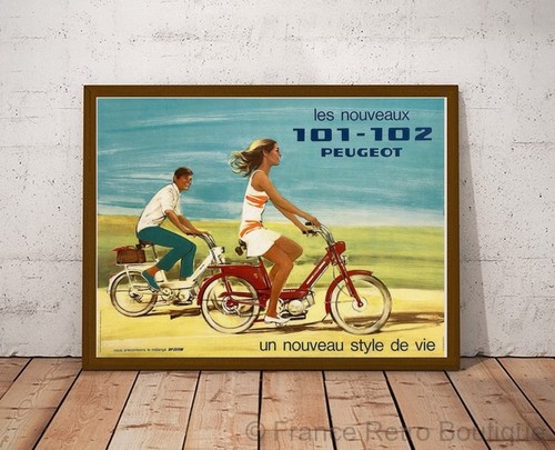 Poster affiche peugeot 101 - peugeot, 101-102