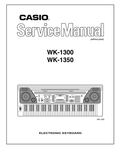 Casio wk1300 wk1350 service - casio,