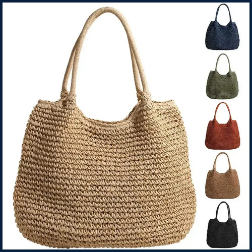 Borsa donna paglia tote