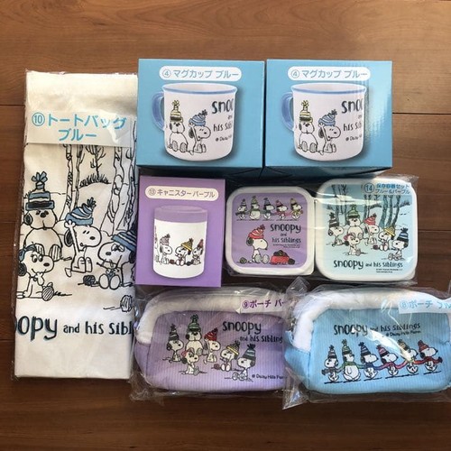 Snoopy ichiban kuji set - snoopy,