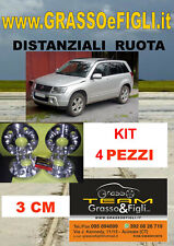 KIT 4 Distanziali Ruota For Suzuki Grand Vitara JT 2006>2015 30 mm Wheel Spacers
