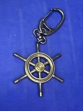 TIMONE MARE BARCA NAVE - PORTACHIAVI PORTACHIAVE VINTAGE METALLO