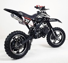 Mini Dirt Bike 50cc, 2 tempi, automatica, scrambler, consegna 24 ore. Regno Unito