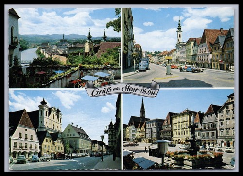 Cartolina steyr alta austria - cartolina, /