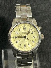 Orologio Seiko Kinetic S 5M42-0G20 Quarzo 33mm Quadrante Perlato Usato Seriale#