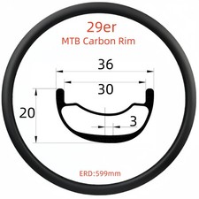 Cerchi Mountain Bike 29er 20mm