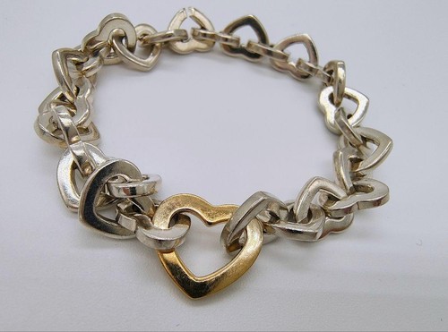 Bracciale catena maglia cuore