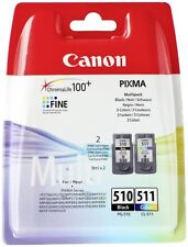 .Canon PG 510 CL 511 originale cartucc inchiostro PIXMA MP492 MP495 MP499 MX320