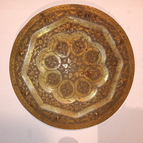 Vassoio rotondo ottone - rotondo, in