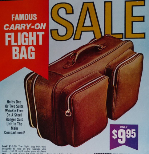 Borsa volo vintage retrò - da,