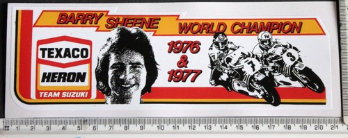 Adesivo barry sheene suzuki - adesivo,