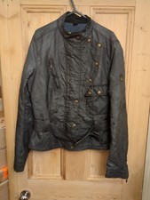 Giacca cerata Belstaff nera