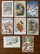 Lotto 8 Cartoline Natale Buon