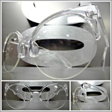 Classico Vintage 50's Rétro Stile Lenti Trasparenti Occhiali Rotondo Telaio