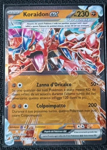 Koraidon teracristal ascesa - koraidon, ex