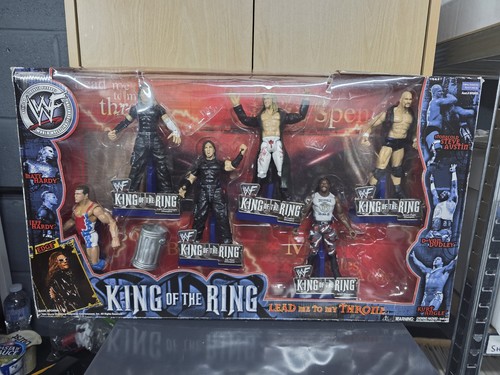Set figurine wwe wwf king - 6, wwe/wwf