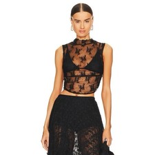 Free People Top Intimo Nero