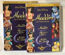 Aladdin Il Ritorno di Jafar il Principe dei Ladri Trilogia 3 DVD Aladdin Disney