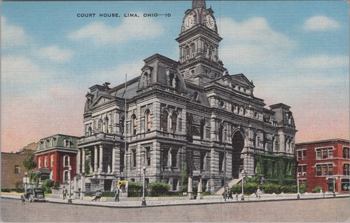 C1930s postcard lima ohio oh - c1930s,