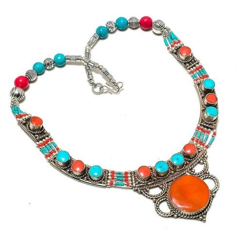 Collana turchese corallo