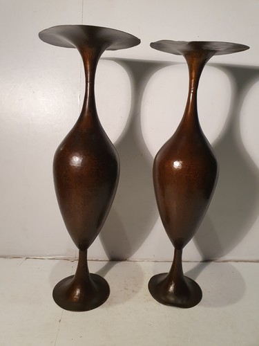 Coppia vasi bronzo venezia - vasi,