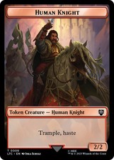 MTG Cavaliere Umano // Gettone