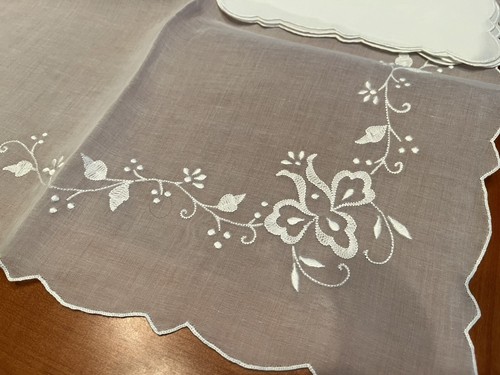 Tovaglietta tè organza - in,