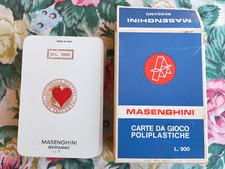 Bollo 1968 Masenghini 1 Mazzo di carte da gioco Regionali Genovesi Telate N.22