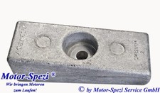 Anodo in alluminio per fuoribordo Mercury 2.5 e 3.0, sostituisce 826134Q