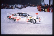 TOYOTA CELICA GT-FOUR - WRC INTERNATIONAL SWEDISH RALLY 1998 35 mm vintage slide