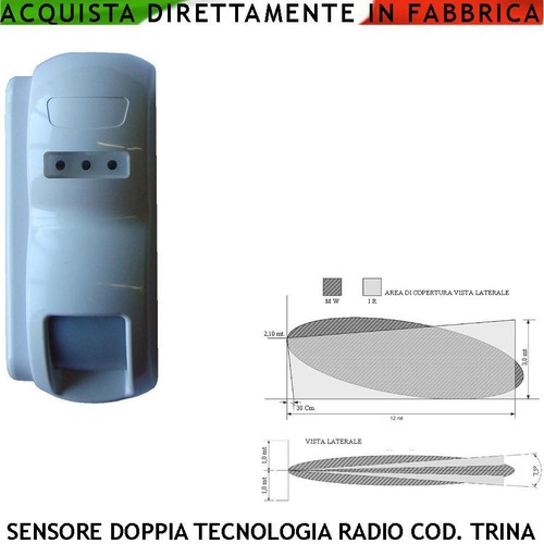 Rivelatore doppia tecnologia - rivelatore,