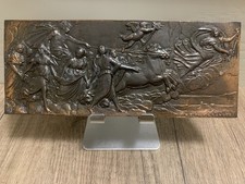 Scultura In Bassorilievo-Il carro dell'Aurora Inizi 900-Maestro Giuseppe Gambogi