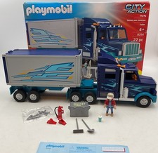 Playmobil 9314 Big Rig camion camion veicolo pesante e contenitore, in scatola 100% completo