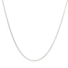 Catenina Donna Oro Bianco 9kt