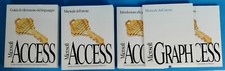 MICROSOFT ACCESS 1.00 - 1993 - SENZA DISCHI - ( SOLO MANUALI) - SOFTWERE VINTAGE