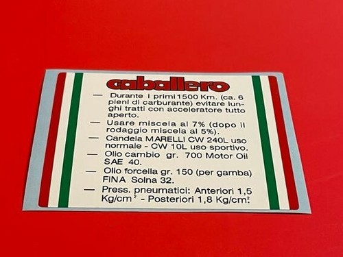 Fantic caballero rodaggio per - caballero,