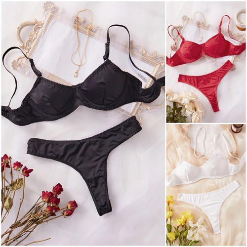 Set mutandine reggiseno tinta