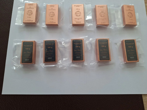 Confezione lingotti di - da,