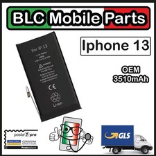 BATTERIA LITIO RICAMBIO PER IPHONE 13 3510mAh PARI ORIGINALE OEM APPLE 100