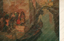 1940 VENEZIA Scenario Beppe Ciardi XII Esposizione Internazionale Arte Cartolina