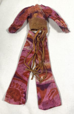 OUTFIT BARBIE VINTAGE LIVE ACTION SUL PALCO #1152 SOLO TOP E BOTTOM