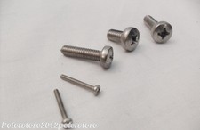 Viti a testa cilindrica DIN7985 M6 acciaio inox VA CROCE PH PHILIPS testa a lente V2A