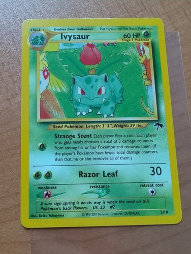 Pokemon tcg ivysaur 18 - pokemon, 5/18