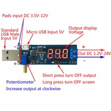 DC-DC USB Step UP/Down