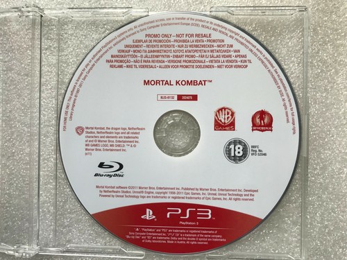 Mortal kombat ps3 promo - kombat,